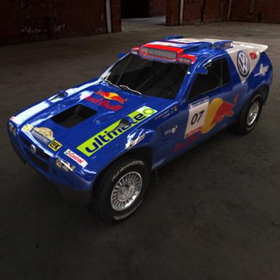 3D Model of 2008 Dakar Rally - 3D Render 2